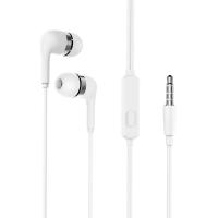 Проводные наушники BOROFONE BM39 Refined, Jack 3.5mm, 1.2 м, белый