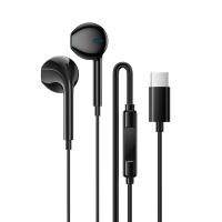 Проводные наушники BOROFONE BM100 Fuente, Type-C, 1.2 м, черный