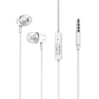 Проводные наушники BOROFONE BM21 Graceful, Jack 3.5mm, 1.2 м, белый