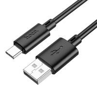 Кабель USB HOCO X88 Gratified USB - Type-C, 3A, 2 м, черный