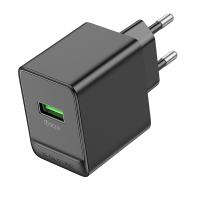 Сетевое зарядное устройство BOROFONE BAS12A Erudite 1xUSB, 18W, черный