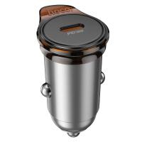 Автомобильное зарядное устройство HOCO NZ16 Rigorous, 1xUSB-C, 30W, серый металлик оптом Автомобильное зарядное устройство HOCO NZ16 Rigorous, 1xUSB-C, 30W, серый металлик