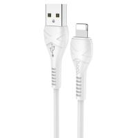 Кабель USB HOCO X37 Cool USB - Lightning, 2.4А, 1 м, белый