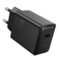 Сетевое зарядное устройство HOCO N70 Nuevo 1xUSB-C, 30W, черный оптом Сетевое зарядное устройство HOCO N70 Nuevo 1xUSB-C, 30W, черный