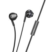 Проводные наушники HOCO M115 Sagacious, Lightning, 1.2 м, черный оптом Проводные наушники HOCO M115 Sagacious, Lightning, 1.2 м, черный