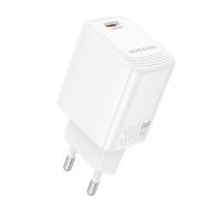 Сетевое зарядное устройство BOROFONE BN28 Fuente 1xUSB-C, 30W, белый