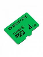 Карта памяти microSD BOROFONE TF high speed, 4GB