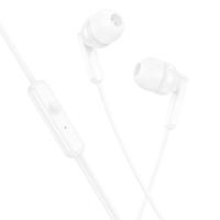 Проводные наушники HOCO M121 Bright, Jack 3.5mm, 1.2 м, белый оптом Проводные наушники HOCO M121 Bright, Jack 3.5mm, 1.2 м, белый