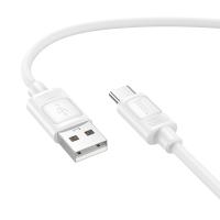 Кабель USB HOCO X122 Benefit USB - Type-C, 3A, 1 м, белый