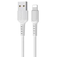 Кабель USB BOROFONE BX16 Easy USB - Lightning, 2А, 1 м, белый