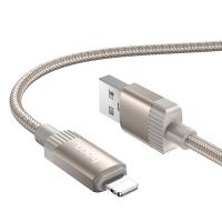 Кабель USB HOCO X117 Star USB - Lightning, 2.4А, 1 м, золотой