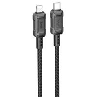 Кабель USB-C HOCO X94 Leader Type-C - Lightning, 20W, 1 м, черный