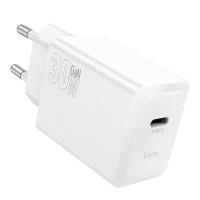 Сетевое зарядное устройство HOCO N70 Nuevo 1xUSB-C, 30W, белый оптом Сетевое зарядное устройство HOCO N70 Nuevo 1xUSB-C, 30W, белый