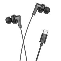Проводные наушники HOCO M114 Jia, Type-C, 1.2 м, черный
