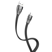 Кабель USB HOCO U57 Twisting USB - MicroUSB, 2.4А, 1.2 м, черный