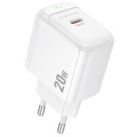Сетевое зарядное устройство BOROFONE BAS43A Potential 1xUSB-C, 20W, белый