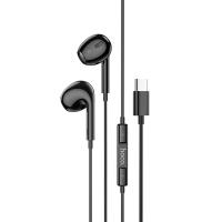 Проводные наушники HOCO M1 Max crystal, Type-C, 1.2 м, черный