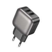 Сетевое зарядное устройство BOROFONE BAS51A Absolute 2xUSB, 2.4A, черный