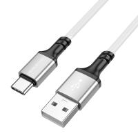 Кабель USB BOROFONE BX83 Famous USB - Type-C, 3A, 1 м, белый