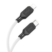 Кабель USB-C HOCO X90 Cool Type-C - Lightning, 20W, 1 м, белый