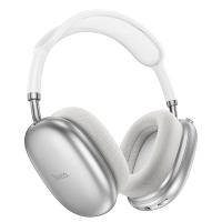 Беспроводные наушники накладные HOCO W55 Pleasing, Bluetooth, серебристый оптом Беспроводные наушники накладные HOCO W55 Pleasing, Bluetooth, серебристый