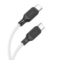 Кабель USB-C HOCO X90 Cool Type-C - Type-C, 3A, 60W, 1 м, белый