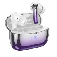 Беспроводные наушники TWS HOCO EQ16 Shine, Bluetooth 5.3, фиолетовый оптом Беспроводные наушники TWS HOCO EQ16 Shine, Bluetooth 5.3, фиолетовый