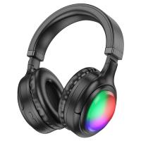 Беспроводные наушники накладные HOCO W48 Focus, Bluetooth, черный