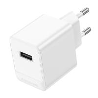 Сетевое зарядное устройство BOROFONE BAS11A Erudite 1xUSB, 2.1A, белый