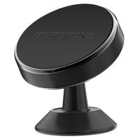 Автомобильный держатель BOROFONE BH5 Platinum, магнитный, на приборную панель, черный