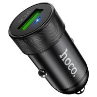 Автомобильное зарядное устройство HOCO Z32 Speed Up, 1xUSB, 3A, 18W, черный