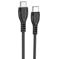Кабель USB-C BOROFONE BX51 Triumph Type-C - Type-C, 3A, 60W, 1 м, черный