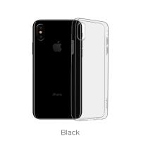 Чехол HOCO TPU Light Series для iPhone XS Max, темно-прозрачный