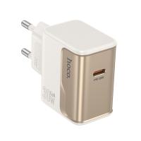Сетевое зарядное устройство HOCO CS72A Star 1xUSB-C, 30W, белый оптом Сетевое зарядное устройство HOCO CS72A Star 1xUSB-C, 30W, белый