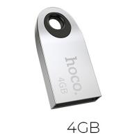 USB флеш-накопитель HOCO UD9 Insightful, USB 2.0, 4GB, серебристый