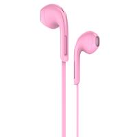 Проводные наушники HOCO M39 Rhyme, Jack 3.5mm, 1.2 м, розовый