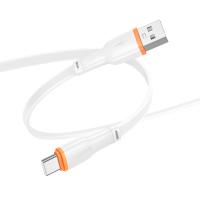 Кабель USB BOROFONE BX118 Esplendido USB - Type-C, 3A, 1 м, белый