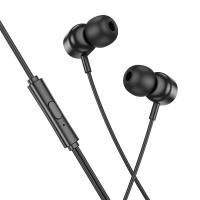 Проводные наушники HOCO M122 Power, Type-C, 1.2 м, черный оптом Проводные наушники HOCO M122 Power, Type-C, 1.2 м, черный