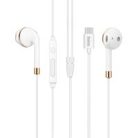 Проводные наушники HOCO L8 Bluetooth, Type-C, 1.2 м, белый