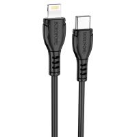 Кабель USB-C BOROFONE BX51 Triumph Type-C - Lightning, 2.4А, 1 м, черный