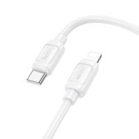 Кабель USB-C HOCO X115 Surpass Type-C - Lightning, 27W, 1 м, белый