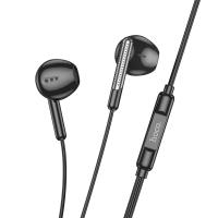 Проводные наушники HOCO M123 Glory, Jack 3.5mm, 1.2 м, черный оптом Проводные наушники HOCO M123 Glory, Jack 3.5mm, 1.2 м, черный