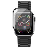 Защитное стекло HOCO Tempered Glass для Apple Watch 4, Full Glue 3D, 44mm, прозрачный+черная рамка