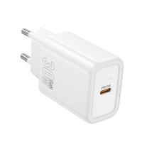 Сетевое зарядное устройство HOCO N62 Gentle 1xUSB-C, 30W, белый оптом Сетевое зарядное устройство HOCO N62 Gentle 1xUSB-C, 30W, белый