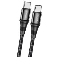 Кабель USB-C HOCO X50 Exquisito Type-C - Type-C, 5A, 2 м, черный
