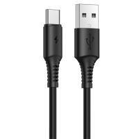 Кабель USB BOROFONE BX47 Coolway USB - Type-C, 2.4А, 1 м, черный