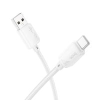 Кабель USB HOCO X113 Beneficio USB - Type-C, 3A, 1 м, белый