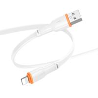 Кабель USB BOROFONE BX118 Esplendido USB - Lightning, 2.4А, 1 м, белый