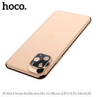 Защитное стекло на заднюю камеру HOCO A18 для iPhone 11 Pro/11 Pro Max, золотой