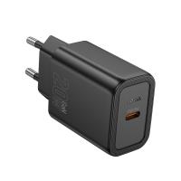 Сетевое зарядное устройство HOCO N60 Gentle 1xUSB-C, 20W, черный оптом Сетевое зарядное устройство HOCO N60 Gentle 1xUSB-C, 20W, черный